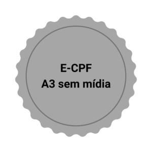 E-CPF A3 sem mídia